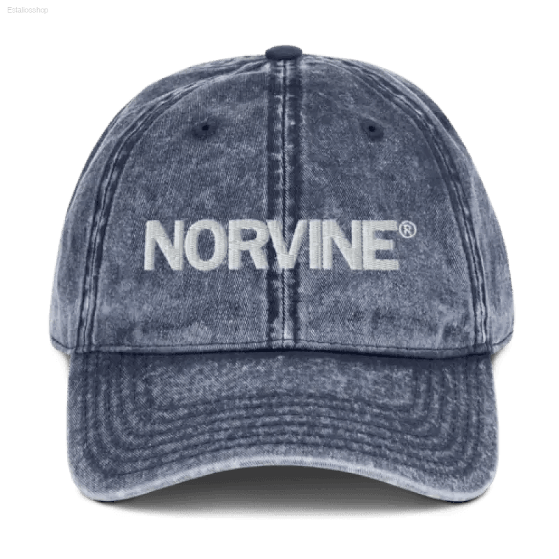 Vintage Cotton Twill Cap with Embroidered Detail - Estalios