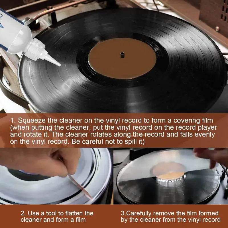 Vinyl Record Cleaner Removes Dirt Track Cleaner Oil Anti-Static - Estalios