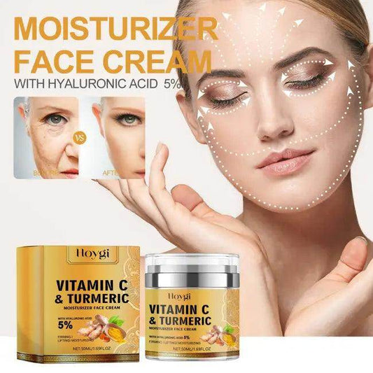 Vitamin C and Turmeric Moisturizer for Youthful Skin - Estalios