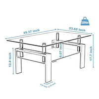 Sleek Fusion Glass-Top Table with Chic Brown Legs - Estalios