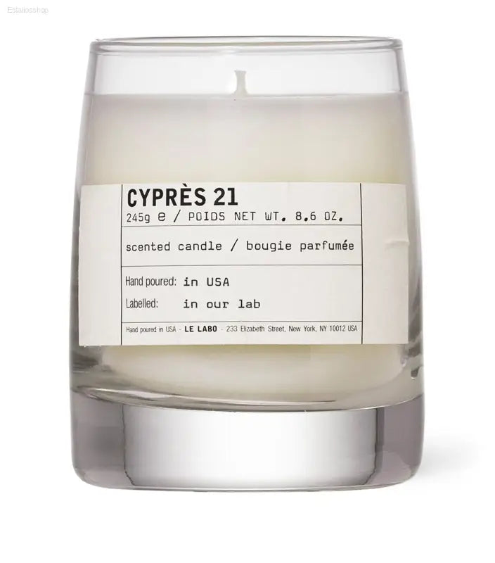 🌲 Warm Embrace – Le Labo Cypres 21 Candle | Perfect for Cozy Spaces and Inviting Atmosphere - 245 ml