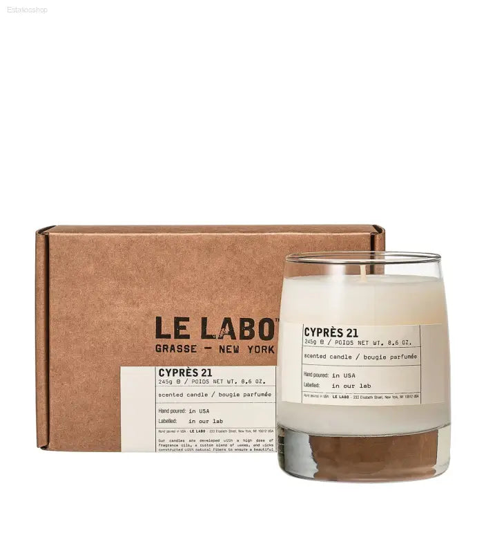 🌲 Warm Embrace – Le Labo Cypres 21 Candle | Perfect for Cozy Spaces and Inviting Atmosphere - 245 ml