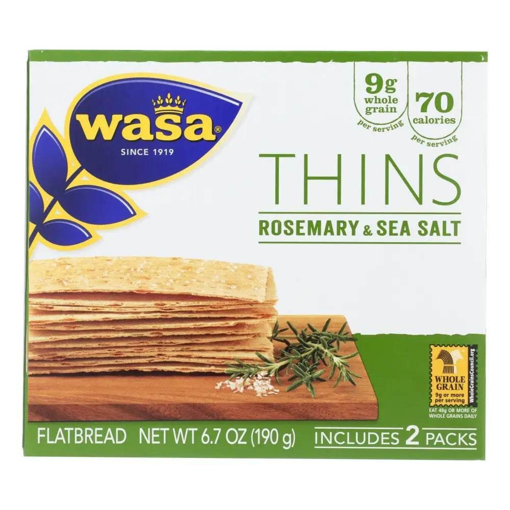 Wasa Thins Rosemary Sea Salt: Unleash the Flavor! Get Ready to Experience the Delicious Crunch of Wasa Thins Rosemary & Sea Salt Flatbread - Estalios