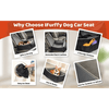 Pawsome Rides: The Ultimate Dog Car Seat! Keep your furry friend safe and comfy on every adventure with our Black and Gray Dog Car Seat. Designed - Estalios