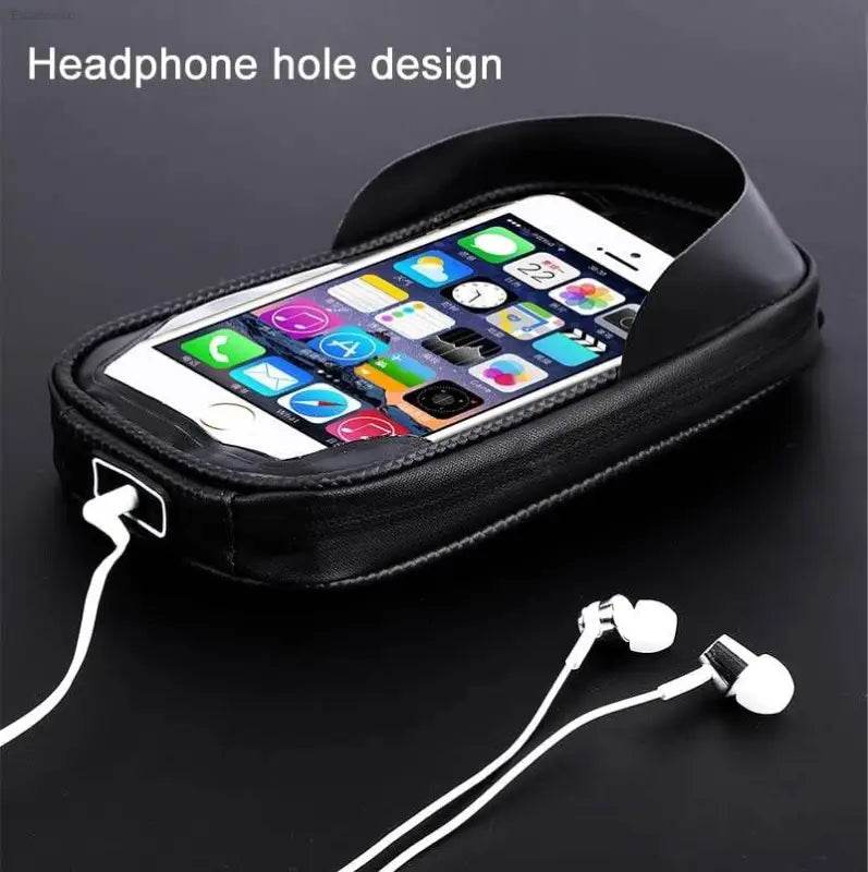 Waterproof Bicycle Touch Screen Bag with Sun Visor - Estalios