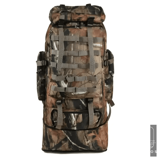 Waterproof Camouflage Hiking Backpack 100L for Adventurers - Estalios