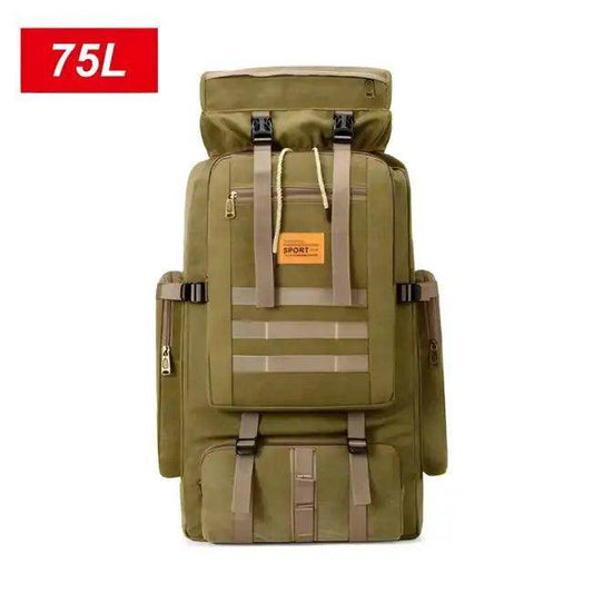 Waterproof Camouflage Hiking Backpack 100L for Adventurers - Estalios