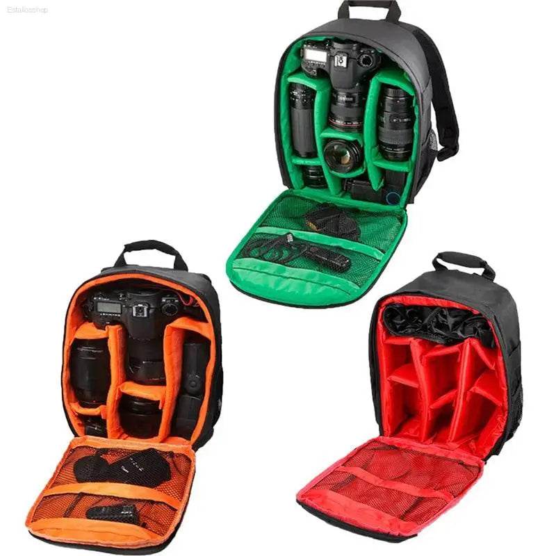 Waterproof DSLR Backpack for Nikon Canon Camera Gear - Estalios