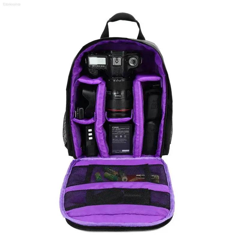 Waterproof DSLR Backpack for Nikon Canon Camera Gear - Estalios