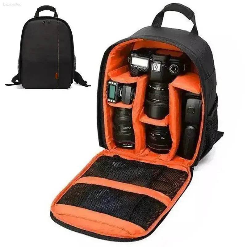Waterproof DSLR Backpack for Nikon Canon Camera Gear - Estalios