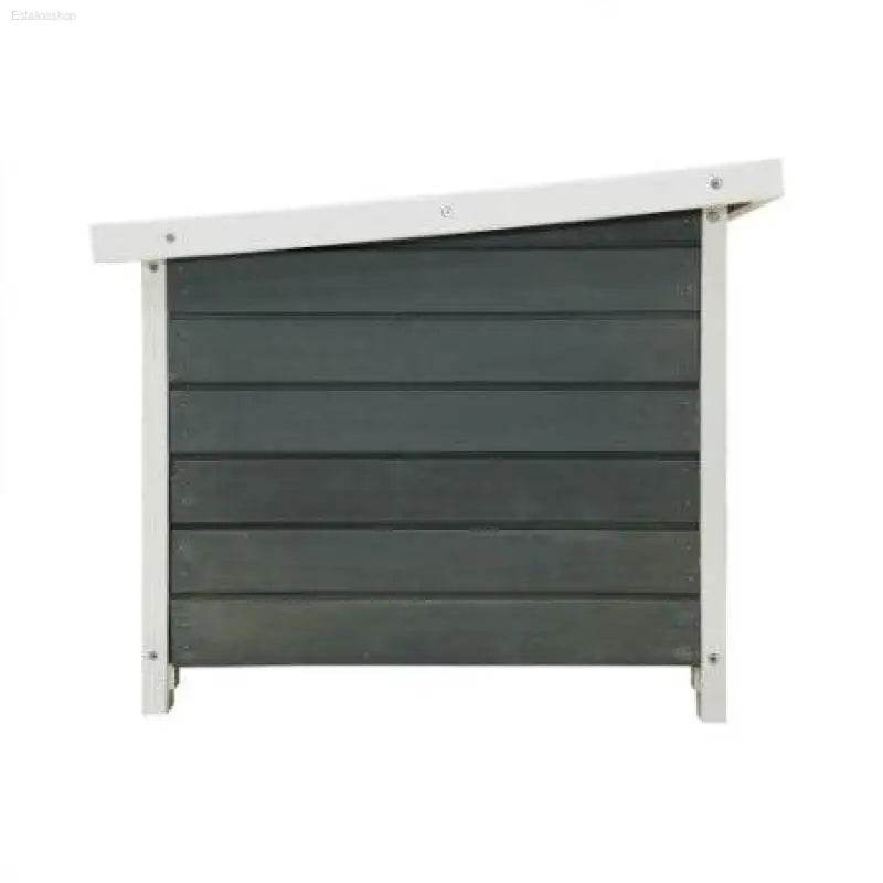 Weatherproof Wooden Outdoor Rabbit Hutch with Lockable Door - Estalios