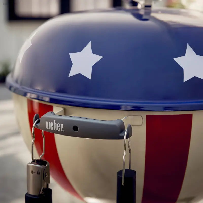 Weber 22" Star Spangled Charcoal Kettle Grill