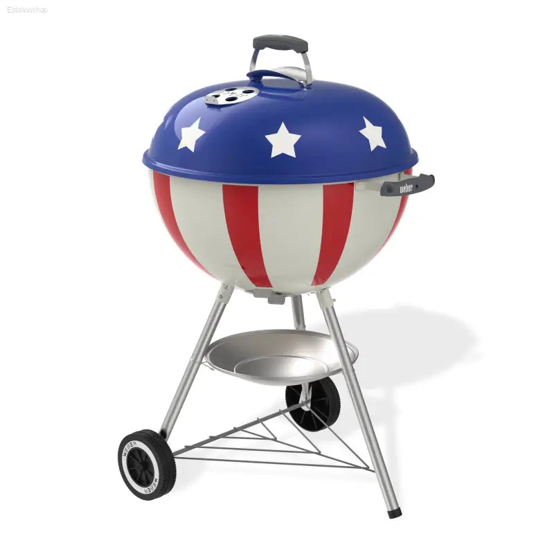Weber 22" Star Spangled Charcoal Kettle Grill