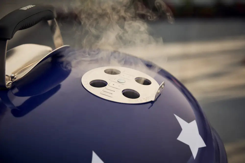 Weber 22" Star Spangled Charcoal Kettle Grill