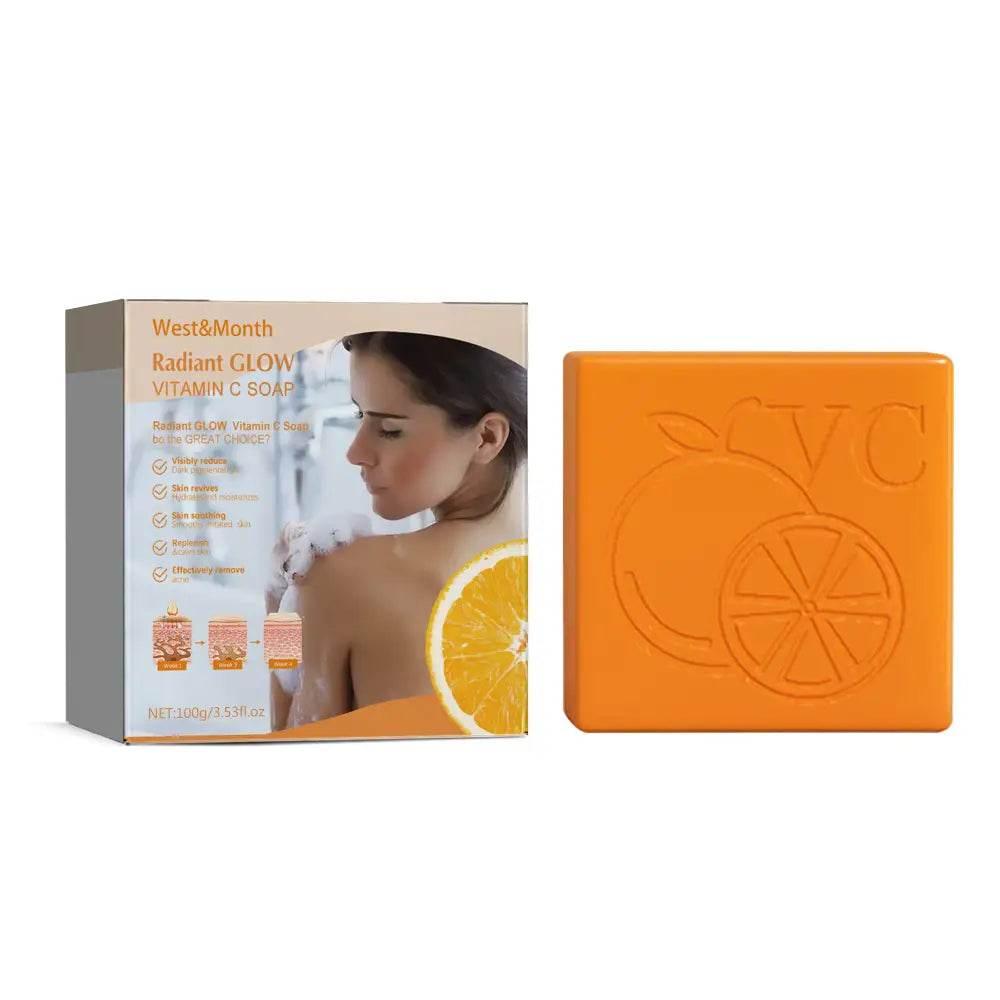 West&Month Radiant Glow Vitamin C Soap for Bright Skin - Estalios