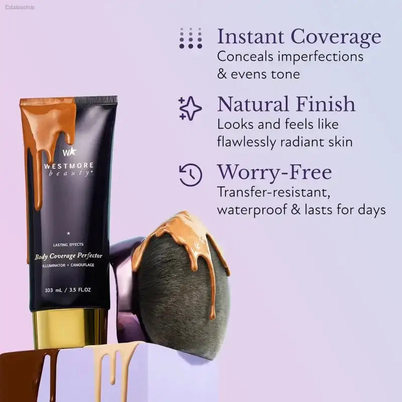 Westmore Beauty Waterproof Body Coverage Makeup for Flawless Skin Concealing Tattoos and Scars - EstaliosShop