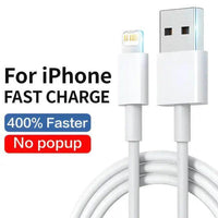 Amp Up Your Charge with Bold White iPhone Cables - Estalios