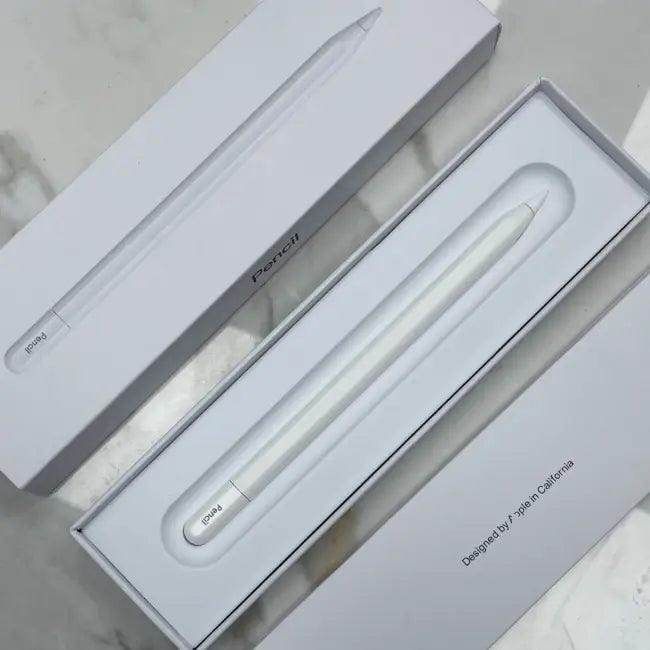 White Apple Pencil Two-Pack with Magnetic Charging Convenience - Estalios