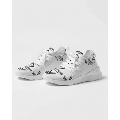 Step Into Style with Bold White Patterned Sneakers Now - Estalios