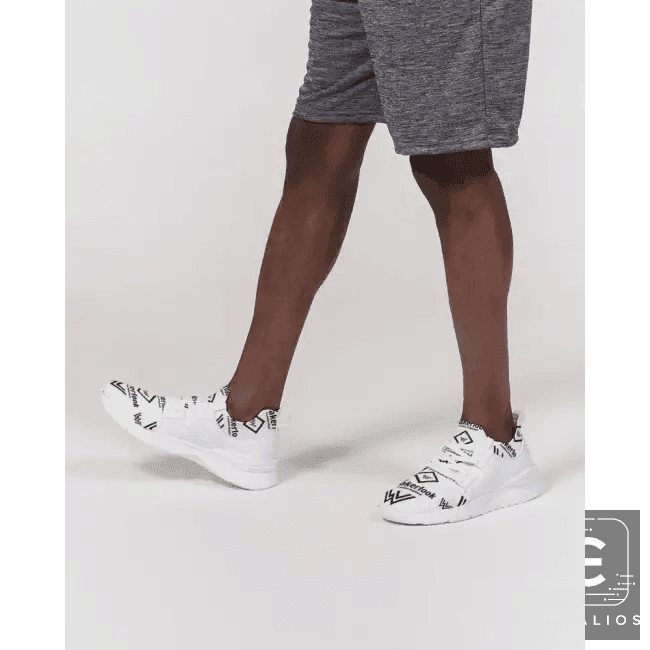 Step Into Style with Bold White Patterned Sneakers Now - Estalios