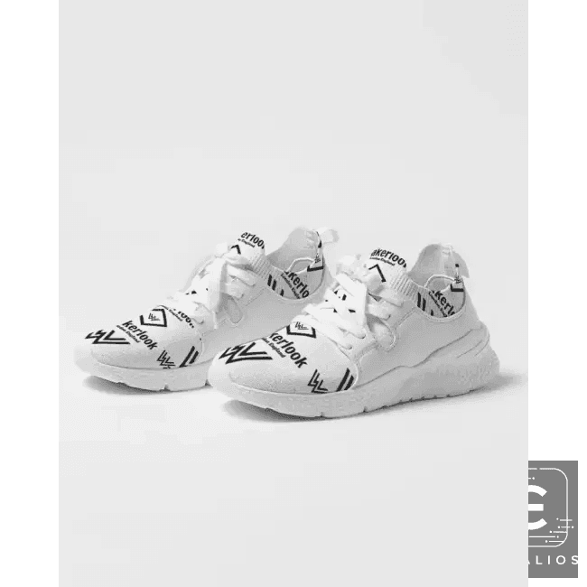 Step Into Style with Bold White Patterned Sneakers Now - Estalios