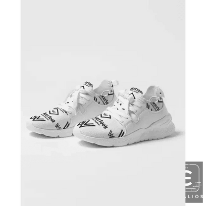 Step Into Style with Bold White Patterned Sneakers Now - Estalios