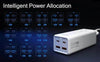 White USB Multi-Port Charger Power Strip for Fast Charging - Estalios