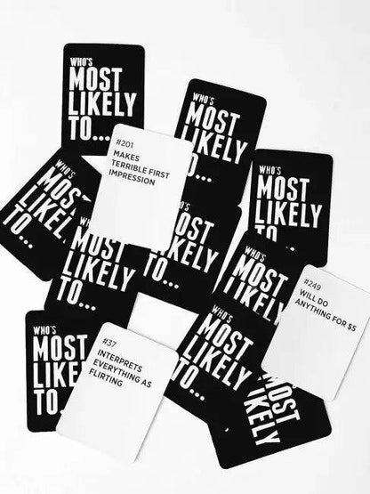 Who's Most Likely To... Kinda Clean Family Party Game - Estalios
