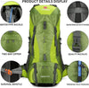 Wintming 75L Waterproof Hiking Backpack with Rain Cover - Perfect for Camping and Outdoor Adventures for Men and Women - Estalios