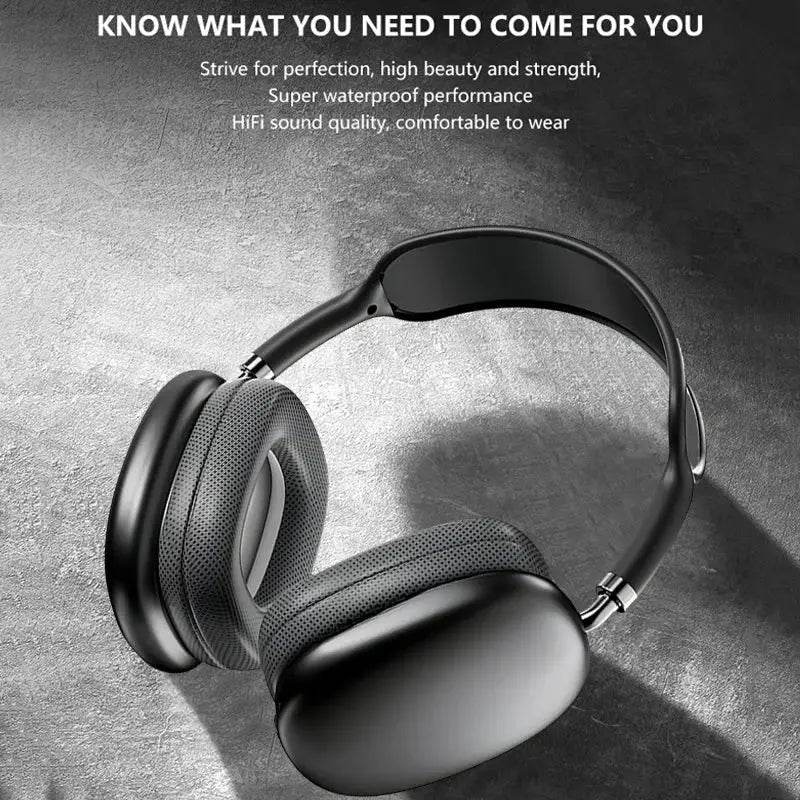 Wireless Bluetooth Headphones with Mic for Sports and Gaming - Estalios