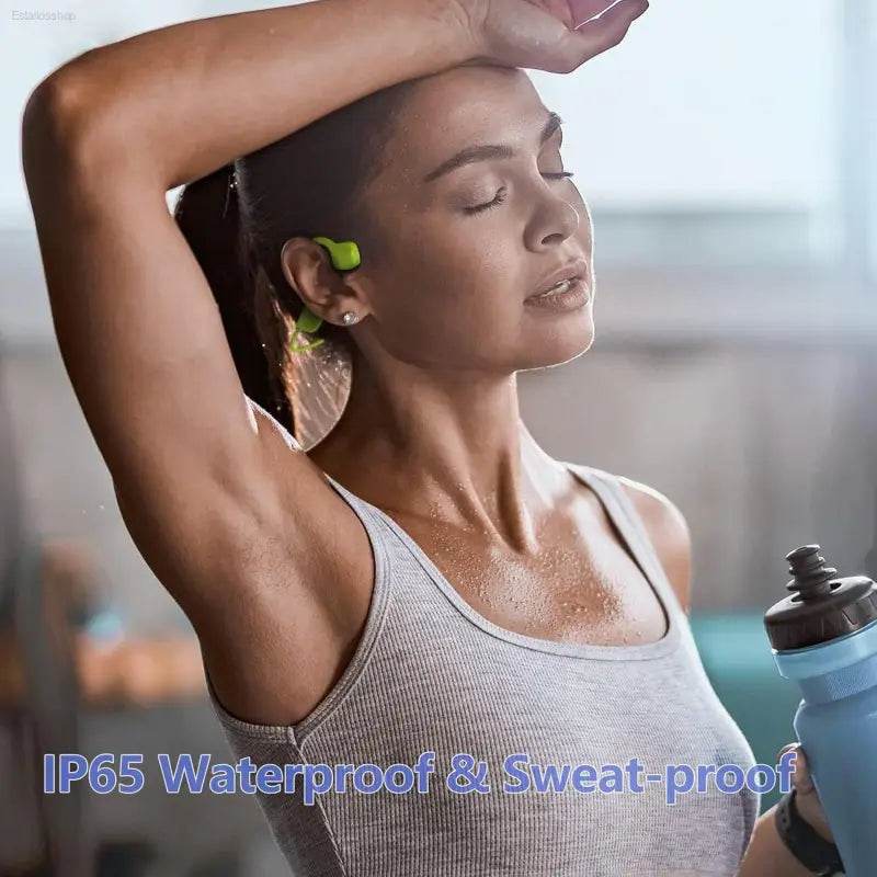 Wireless Bone Conduction Earphones with Sweatproof Design - Estalios