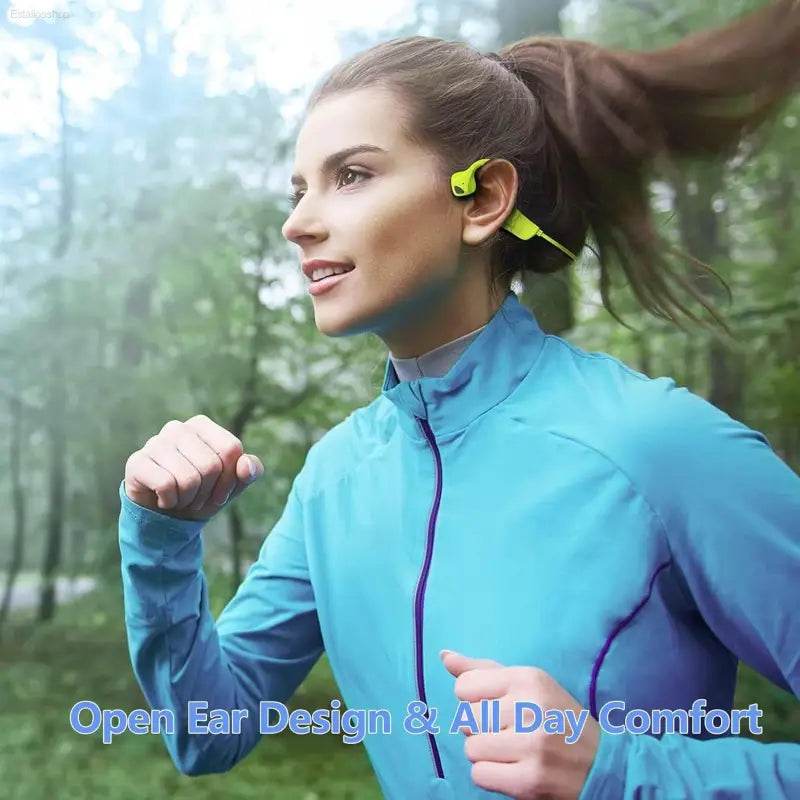 Wireless Bone Conduction Earphones with Sweatproof Design - Estalios