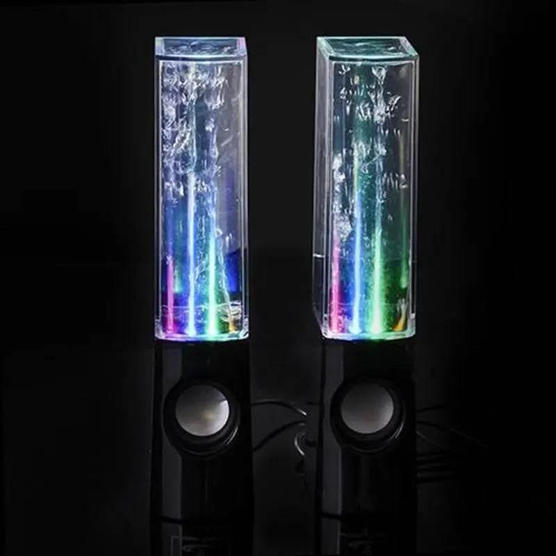 Rhythmic Rivers: Speakers That Groove! Unleash a symphony of sight and sound with Rhythmic Rivers, the water-dancing speakers that transform your music - Estalios