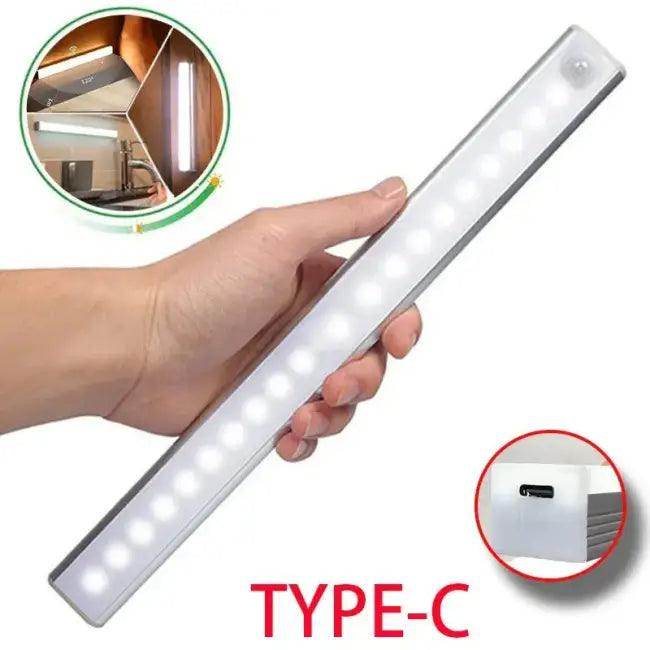 Wireless Motion Sensor Light with USB Type C Rechargeable Design - Estalios