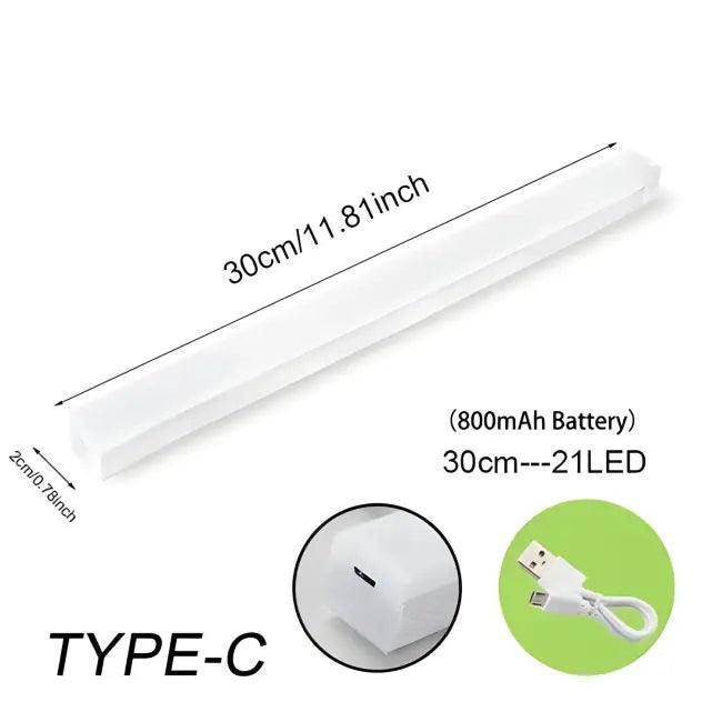Wireless Motion Sensor Light with USB Type C Rechargeable Design - Estalios