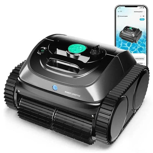 Wireless Robotic Swimming Pool Cleaner C1 with APP Control - Estalios