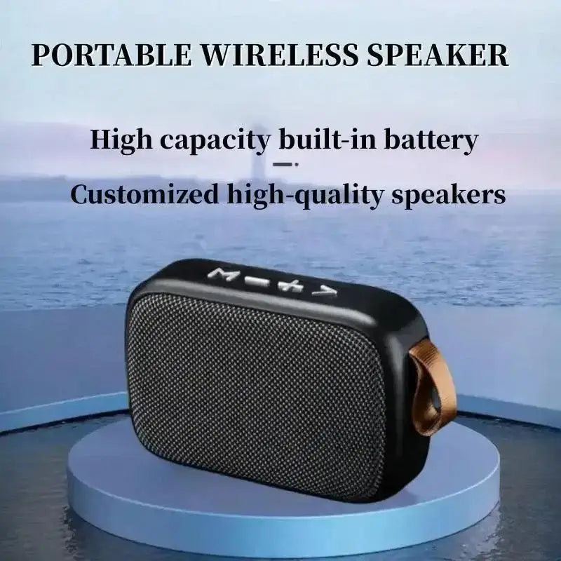 Black Portable Wireless Soundbar showcasing the Wireless Soundbar 500mAh Power Blast