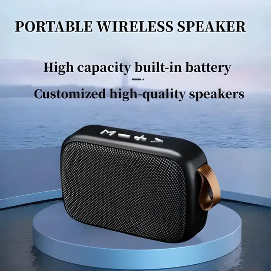 Black Portable Wireless Speaker for the Wireless Soundbar 500mAh Power Blast