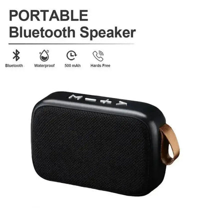 Portable black Bluetooth speaker for Wireless Soundbar 500mAh Power Blast