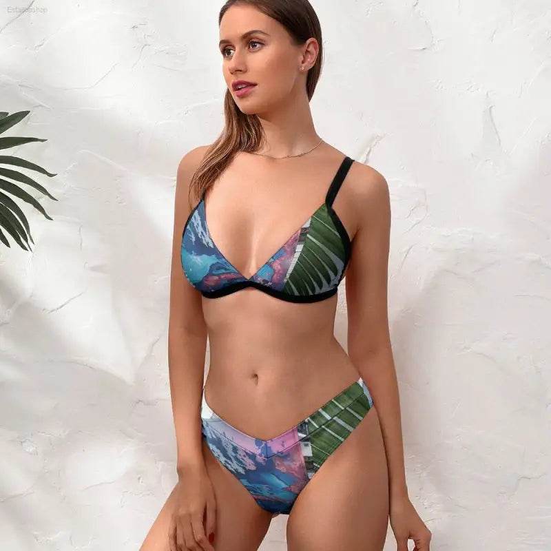 Woman Sexy Two Piece Bikini Swimsuit - Estalios