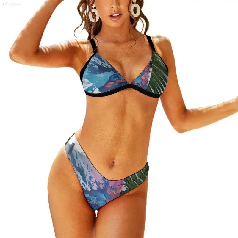 Woman Sexy Two Piece Bikini Swimsuit - Estalios