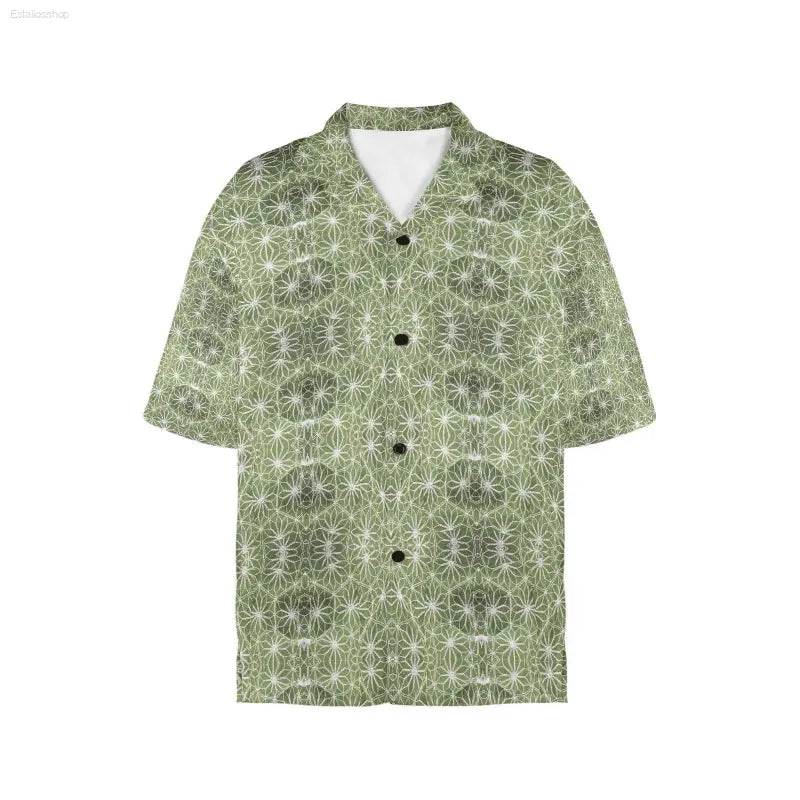 Women's All Over Print Hawaiian Shirt （Made in USA，Ships to USA Only） - Estalios