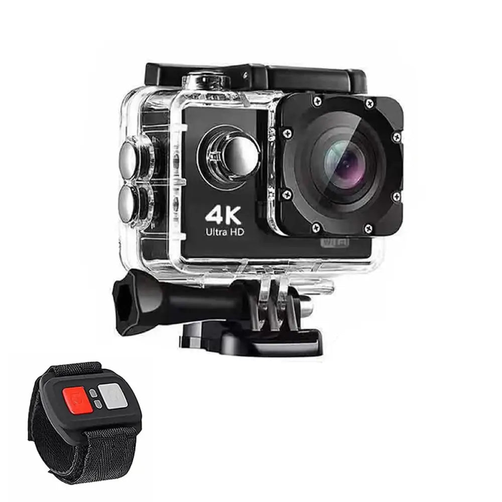 4K Action Camera with waterproof case and wrist remote for epic Womens Clothing Deals