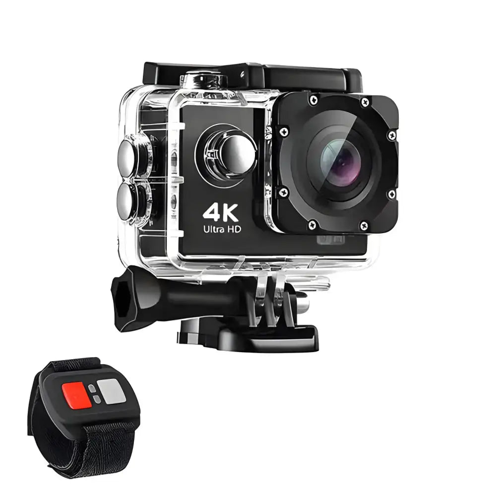 4K action camera with waterproof housing and remote for awesome womens clothing deals