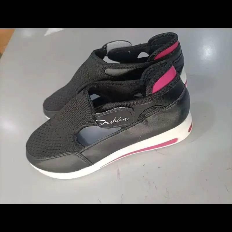Women's Sneakers Summer New Ladies Casual Low Wedge Mesh Shoes - Estalios