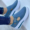 Women's Sneakers Summer New Ladies Casual Low Wedge Mesh Shoes - Estalios