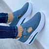 Women's Sneakers Summer New Ladies Casual Low Wedge Mesh Shoes - Estalios