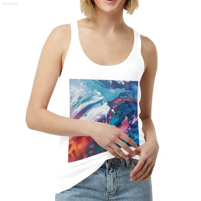 Women's Tank Top (Front Printing) Made in USA - Estalios