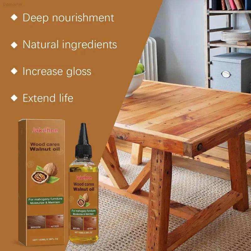 Wood Furniture Cleaning And Polishing Oil For Care - Estalios
