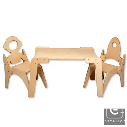 Adventure Awaits with the Wooden Monkey Table Set - Estalios
